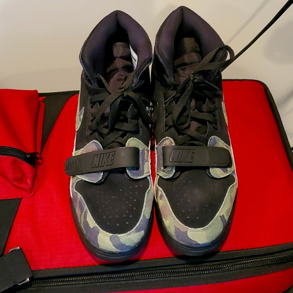 Jordan shoes, Army, size 11.5 men